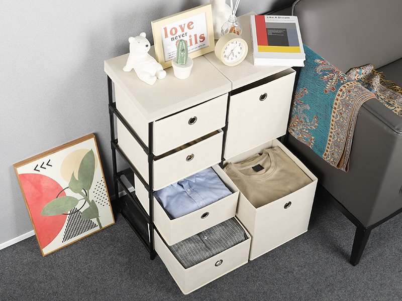 NANANARDOSO Cube Storage Organizer, 6 Drawers Dresser