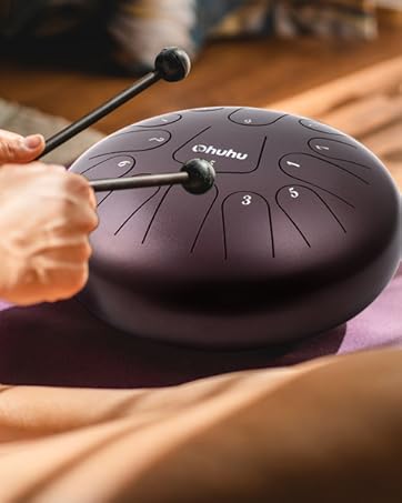 美品　ohuhu スリットドラム Amazon | Ohuhu スリットドラム 打楽器 12インチ 13音 Cメジャー