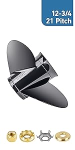 Amazon.com : MARKGOO Propeller 13 3/4X15P for Mercury