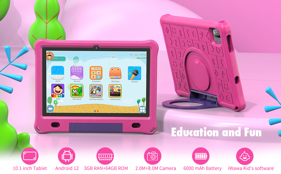 PRITOM 10 INCH KIDS TABLET