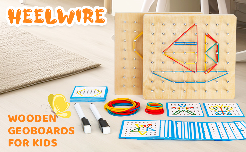 wooden geoboard