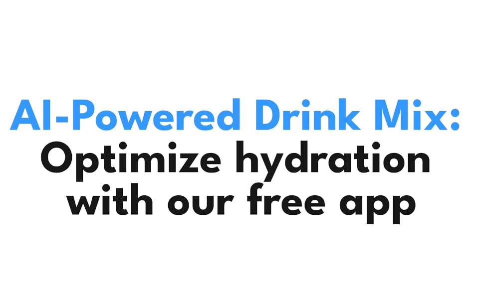 AI-Powered Drink Mix: Optimize hydration with our free app