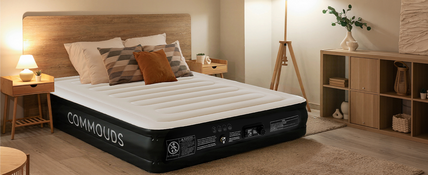 air mattress queen with built in pump