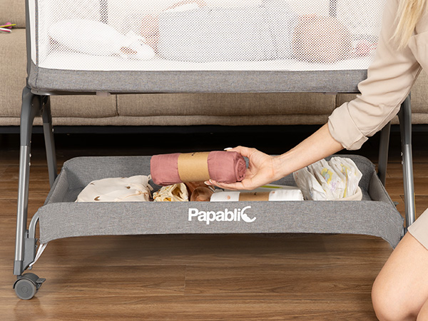 PAPAページ Koola Baby Bassinet Papablic Baby Bassinet, Bedside Bassinet