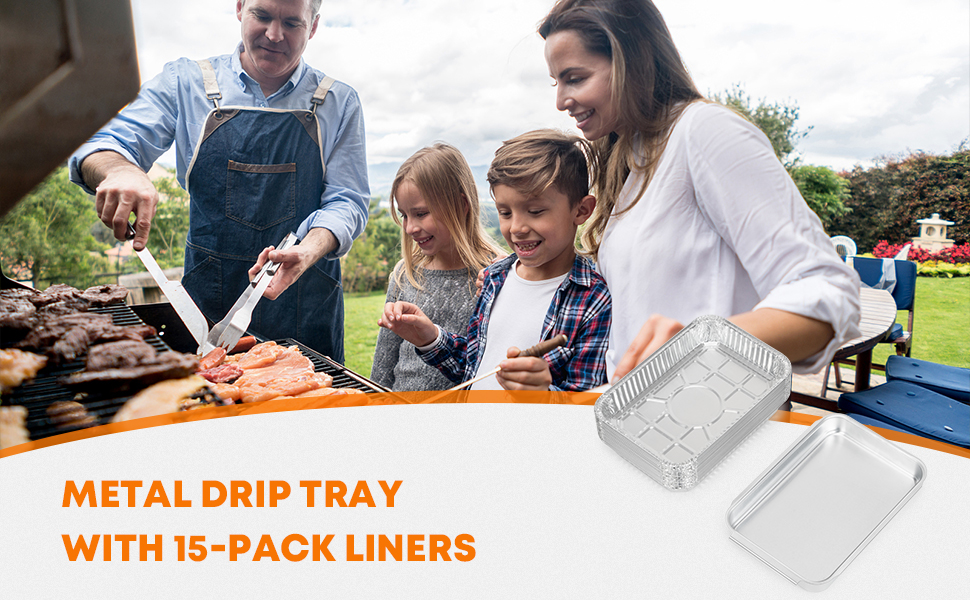 Stanbroil Aluminum Drip Pan Kit for er Genesis II SP335