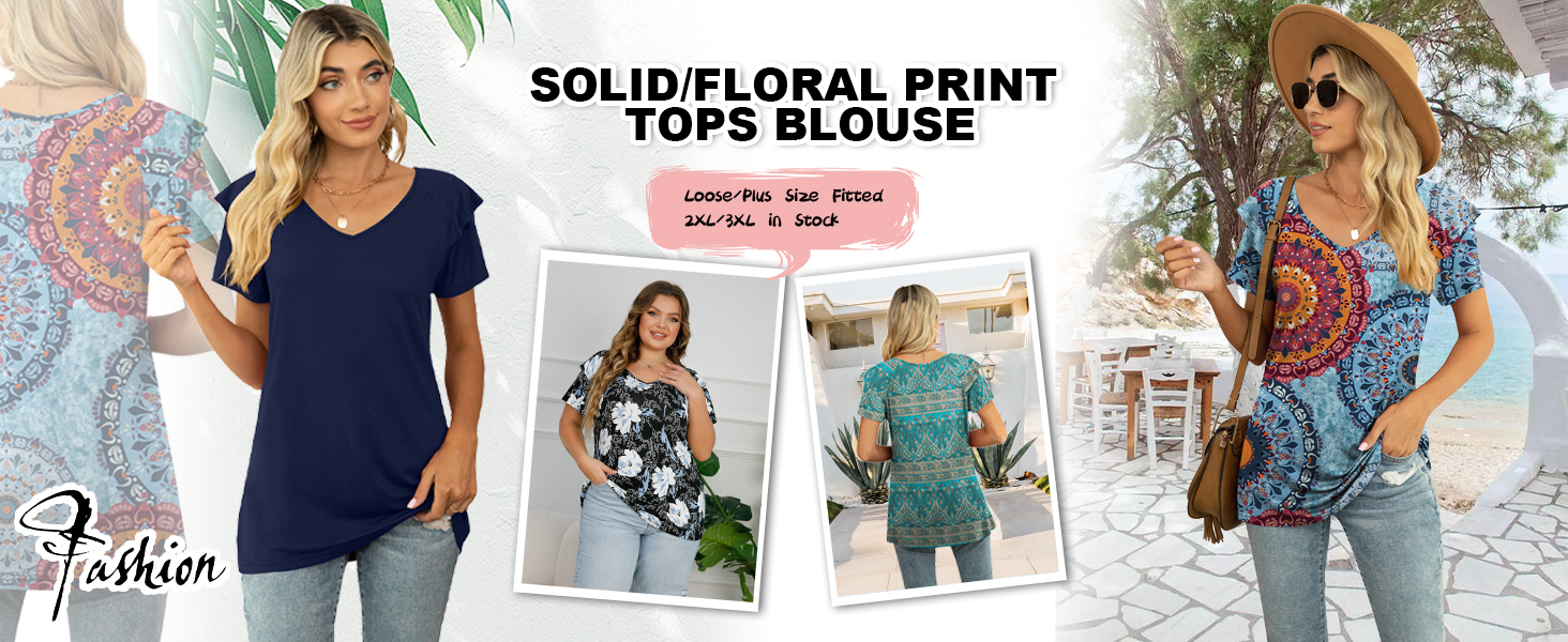 plus size women t shirt tops