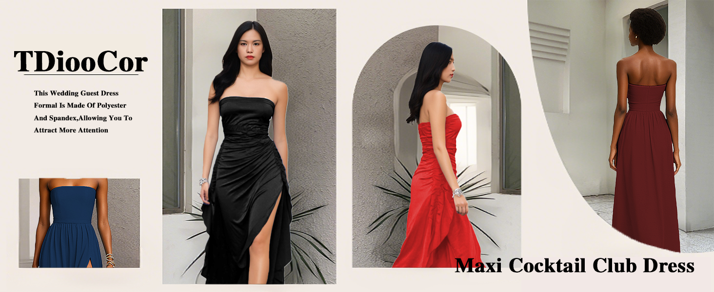 Women Elegant Sleeveless Off Shoulder Bodycon Long Formal Evening Dress