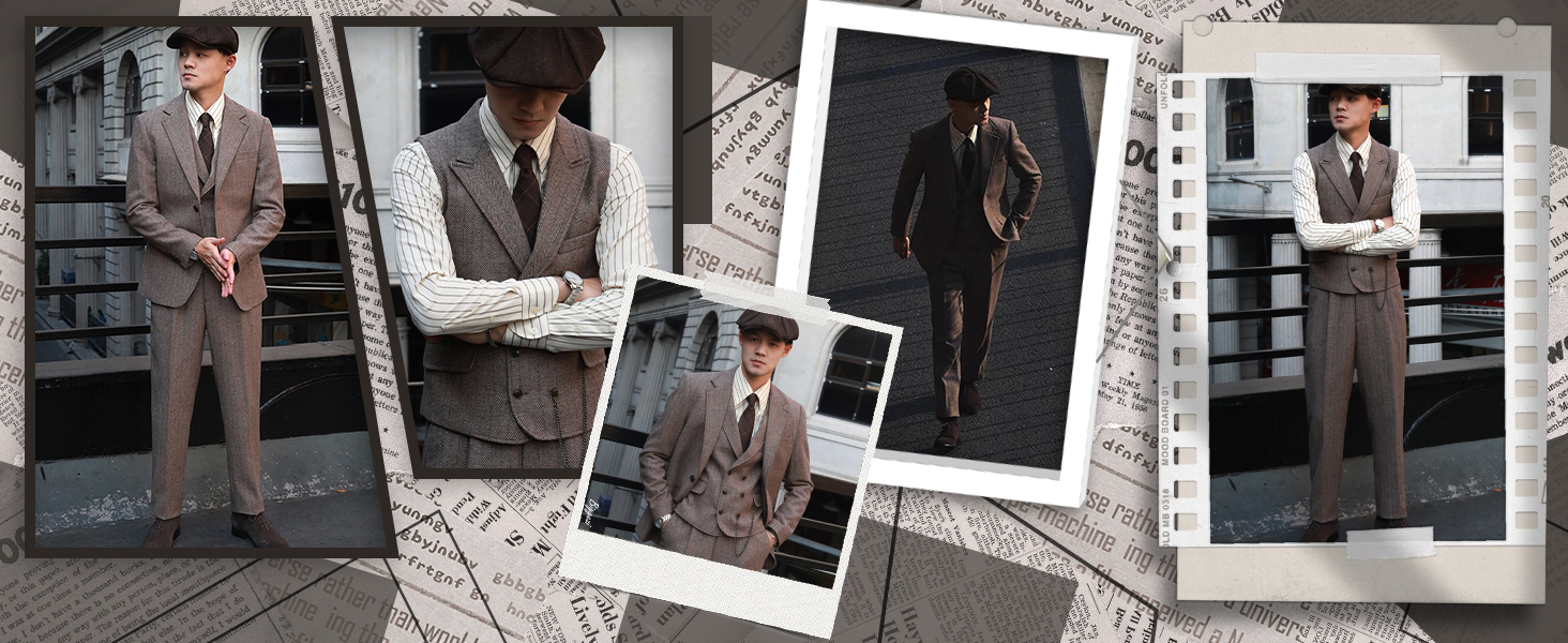 tweed suit for men