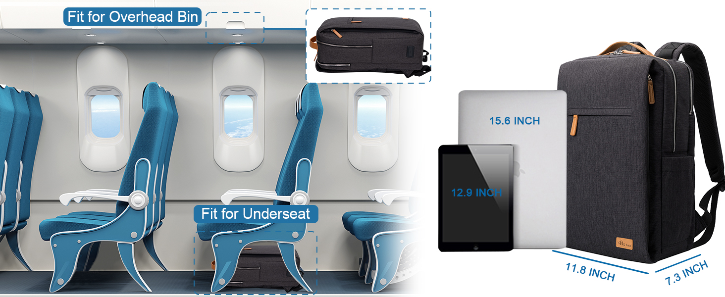 Hp hope Work Backpack for Men, Laptop Backpack Men with USB