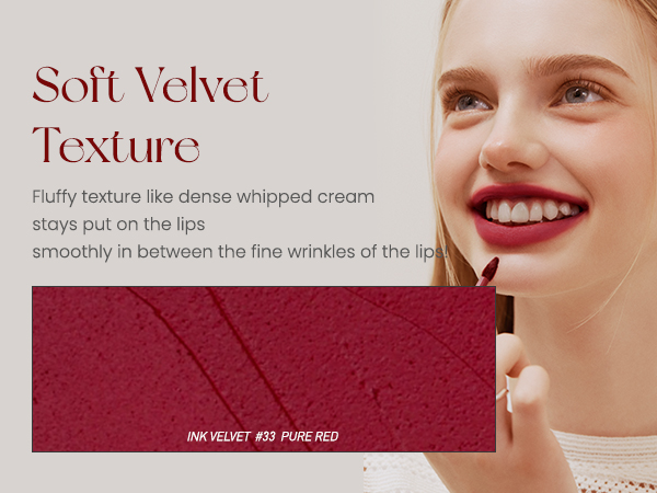 Soft velvet texture 