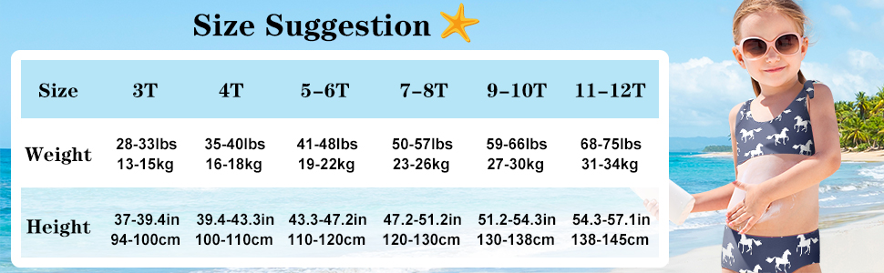 horse bathing suits for girls