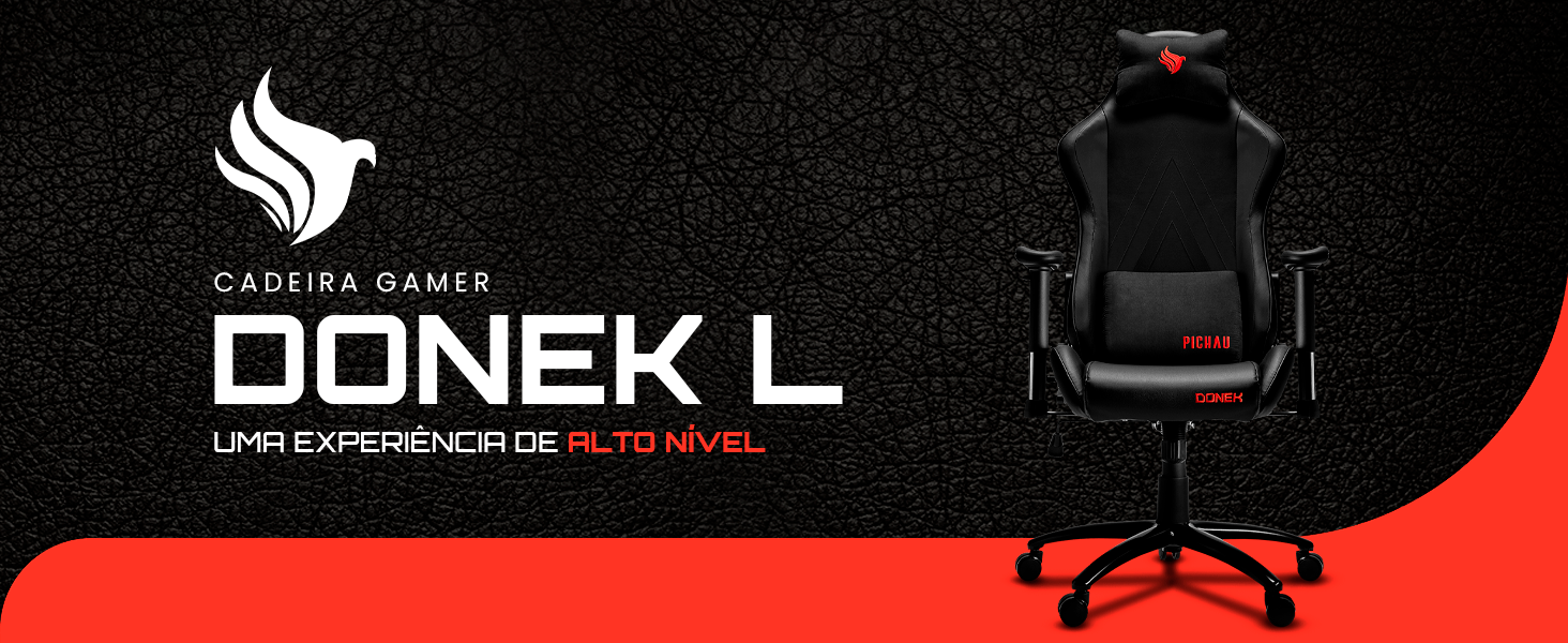 Cadeira Gamer Pichau Donek L Preto