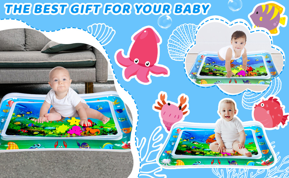 Tummy time mat water mat