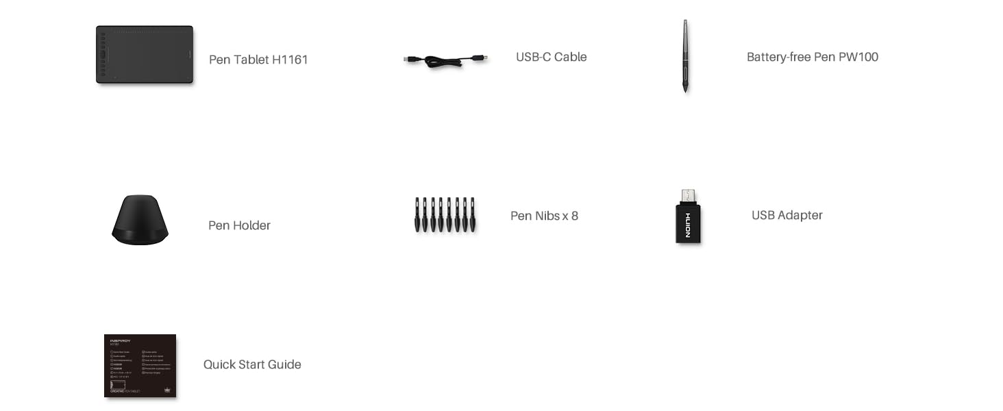 huion H1161 drawing  tablet