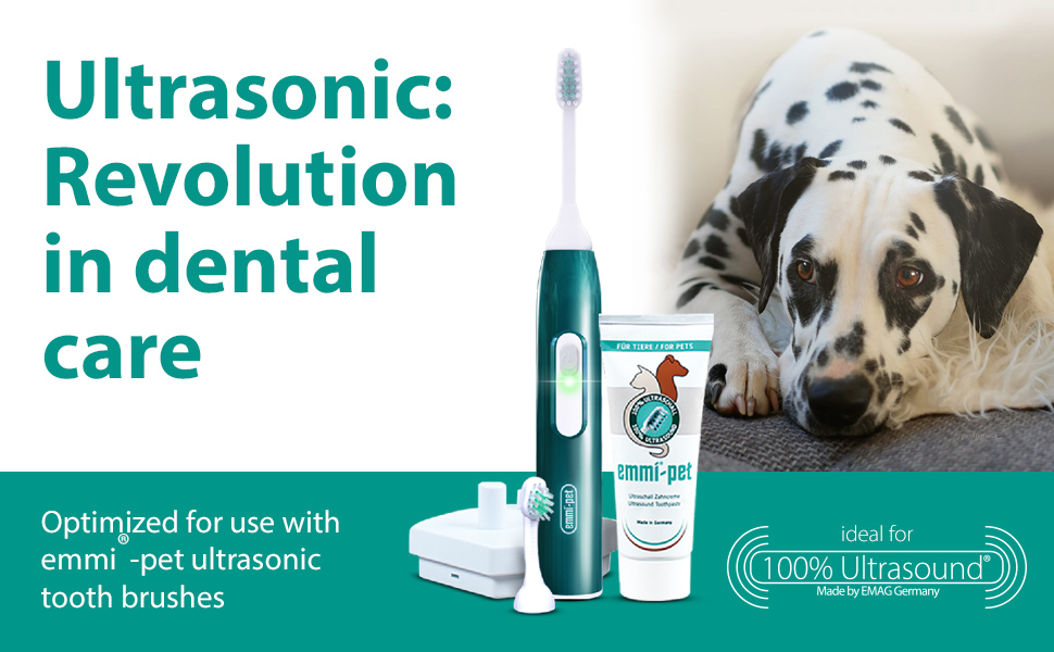Emmipet Dog Toothpaste for Ultrasonic Toothbrush Dog Toothpaste