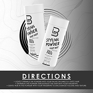 hair products, hair powder, hair powder for men, matte finish powder, hair styling products, hair