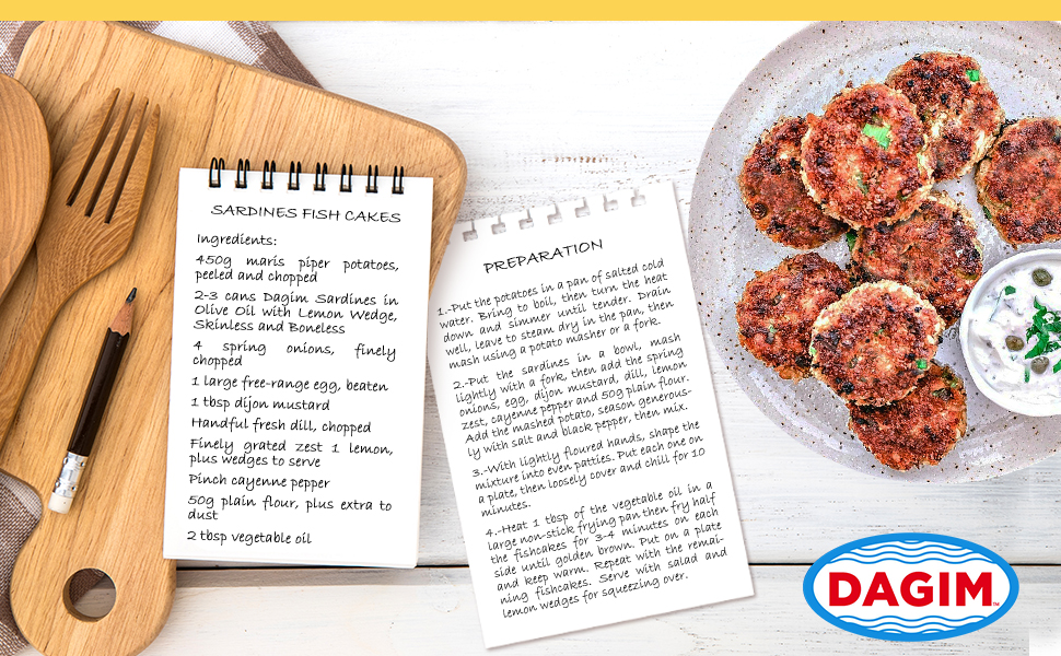 Dagim Sardines in Olive Oil with Lemon Wedge, Skinless and Boneless Canned Sardine