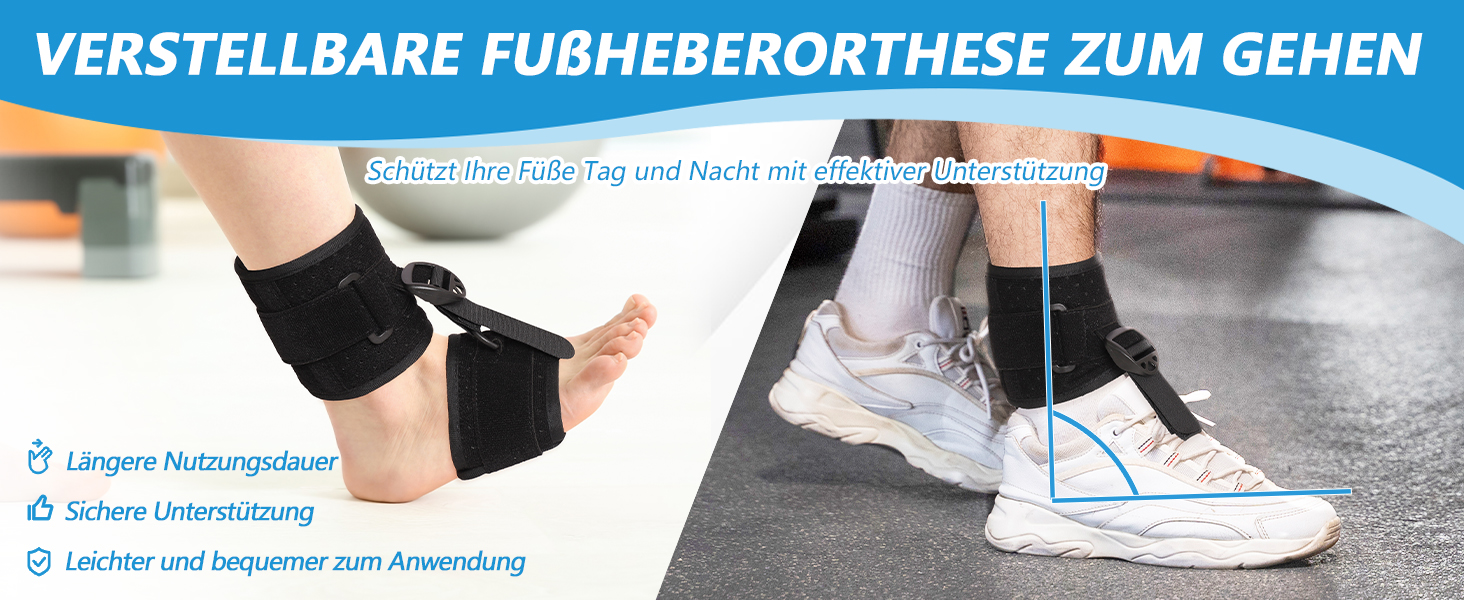 Fussheberschiene