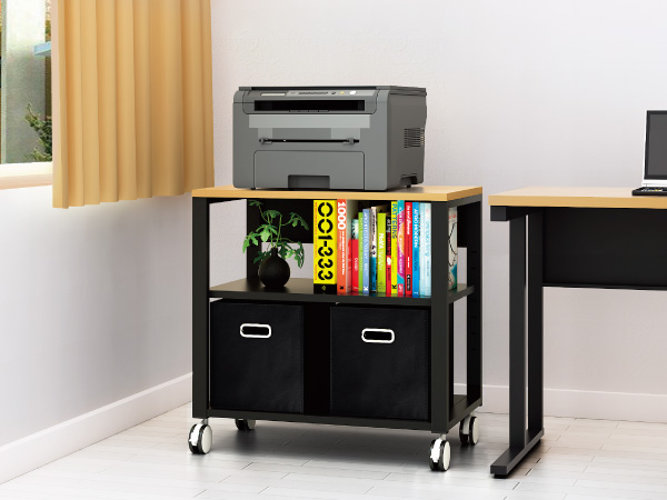 Amazon.co.jp: 家具のAKIRA プリンター台 プリンターラック キャスター