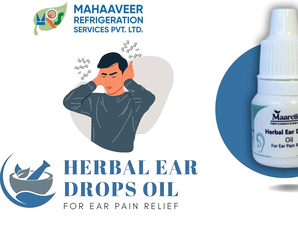 Maarelief Ayurvedic Ear Drops for lubrication and ear pain relief5ml