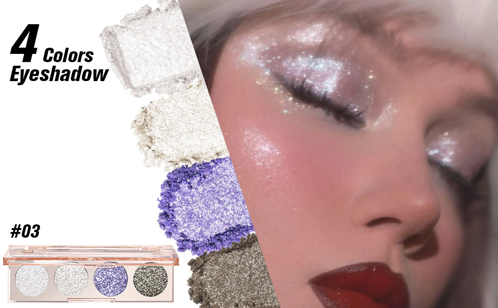 4 Colors Eyeshadow Palette