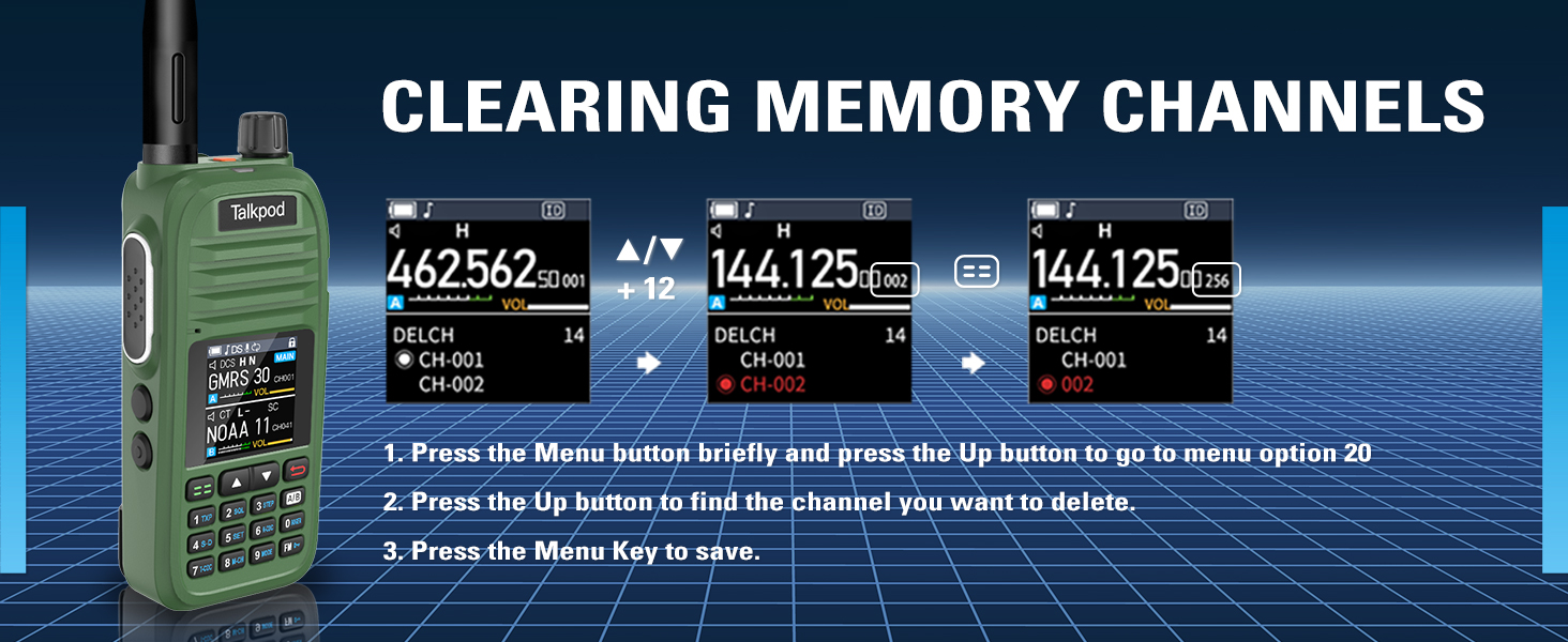 Clearing Memory Channels