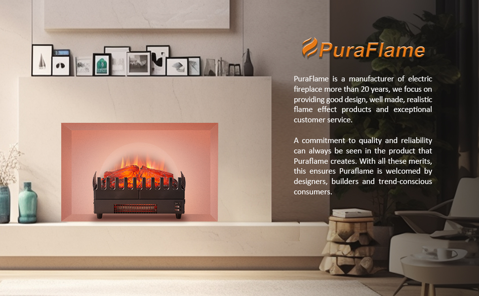 （訳有り）PuraFlame EF27H-B 36 インチ Amazon.com: PuraFlame Alice 36 Inches Recessed Electric
