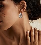 silver knot earrings