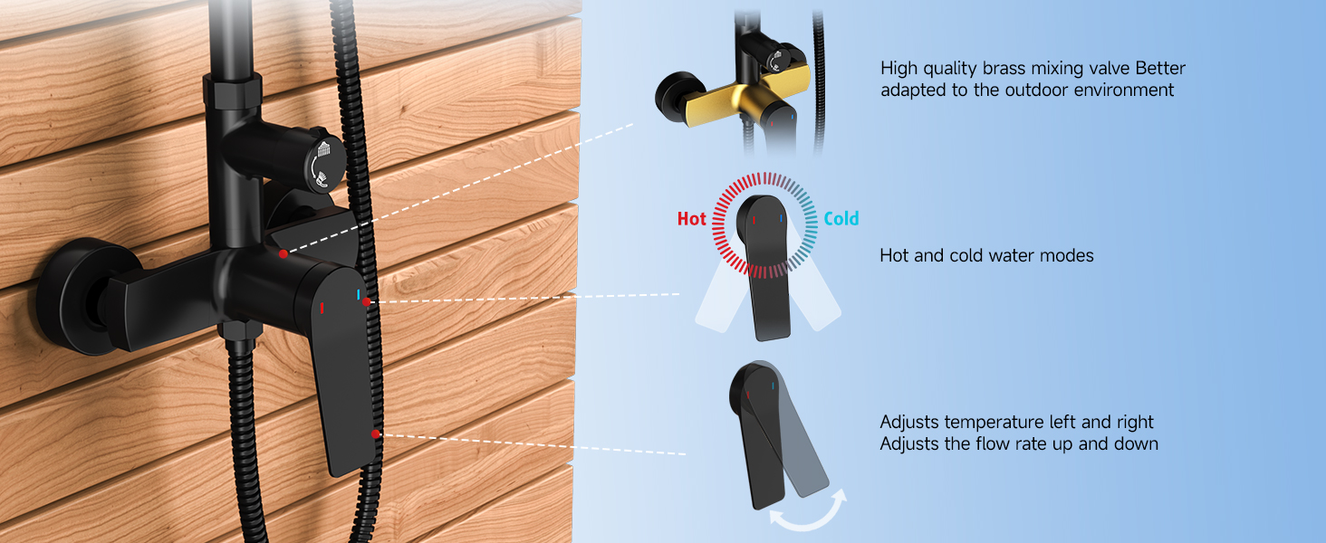 High quality brass mixing valve