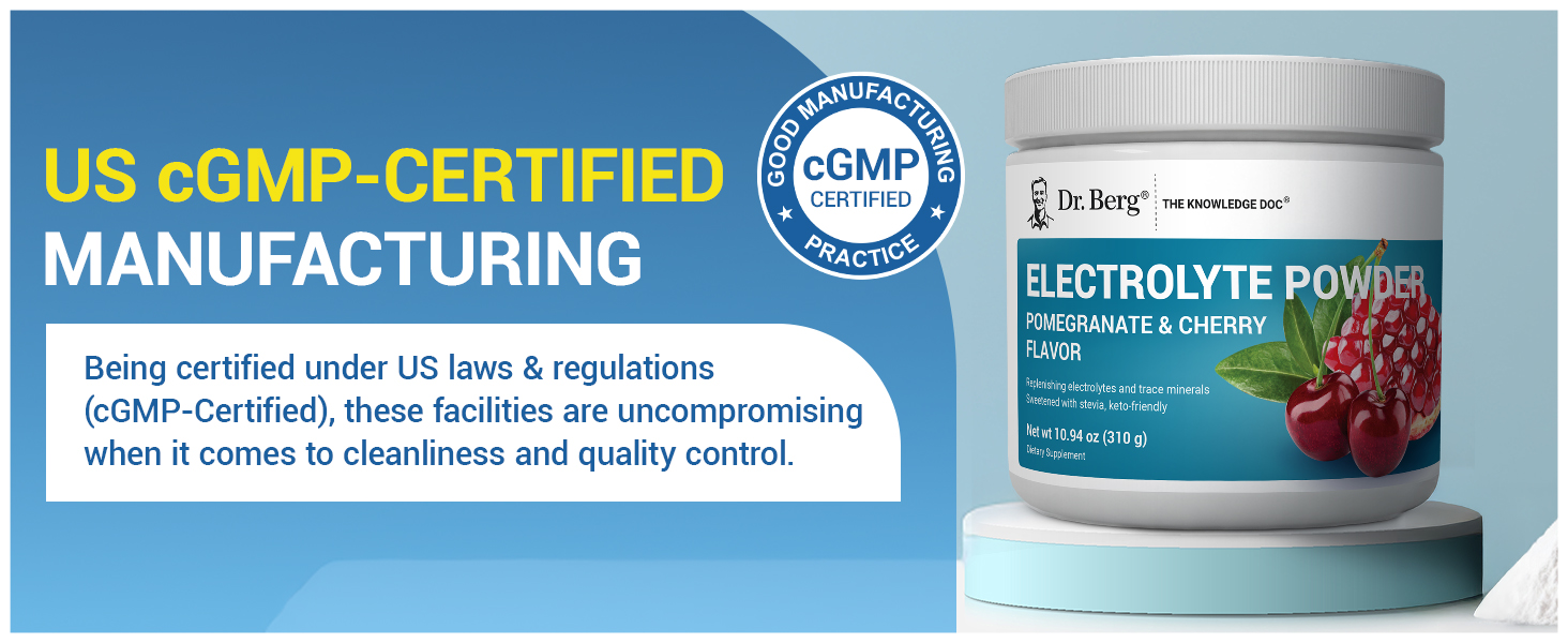 Dr. Berg Electrolyte Powder Pomegranate Cherry