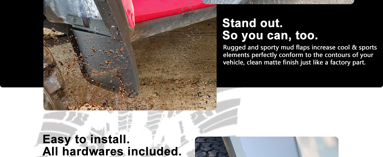 Jeep Wrangler JL Mud Flaps
