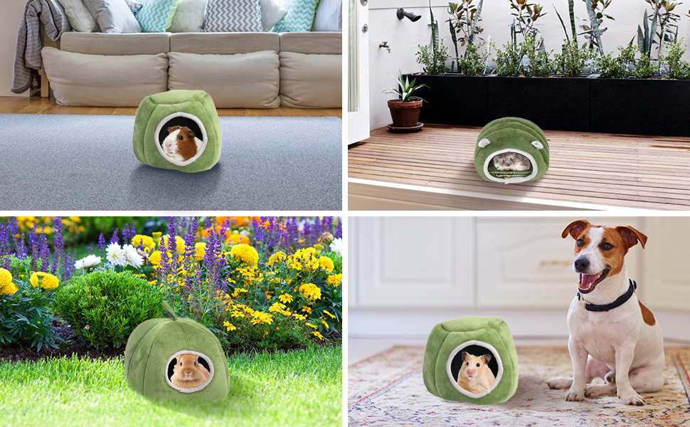 Guinea Pig Bed Cave Cozy Hamster Guinea Pig House Hamster Bed with