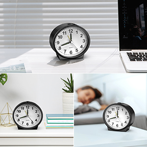 silent alarm clock 