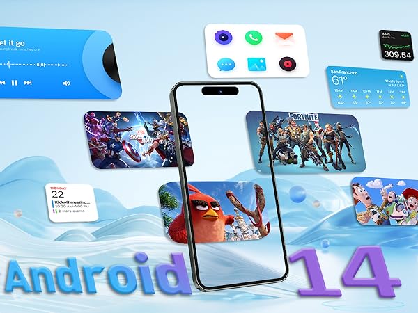 Amazon | OUKITEL P1 Android 14 SIMフリー スマートフォン 24GB