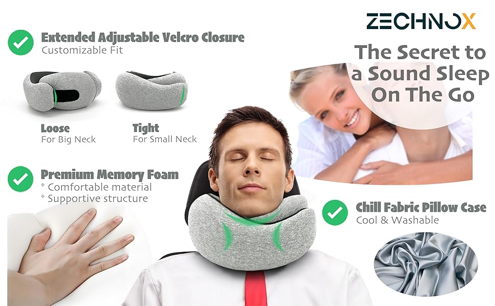 Hoodie Travel Pillow(Silver) A+3