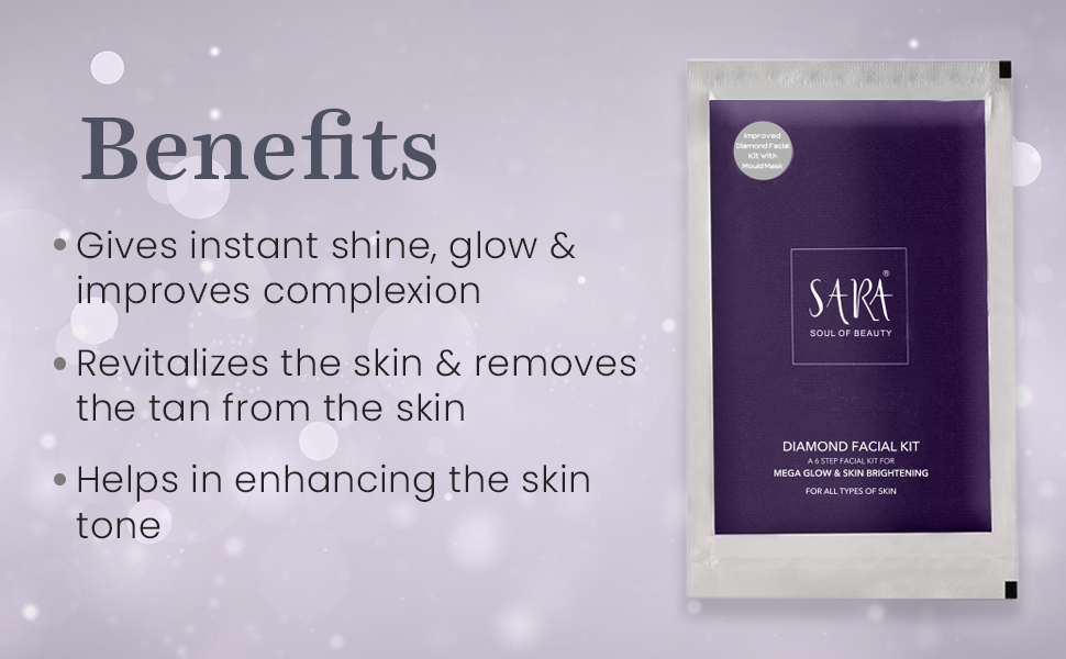 Sara Diamond Facial KIt benefits