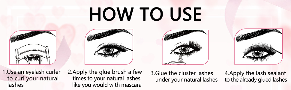 ZANLUFLY CLUSTER LASH SEAL