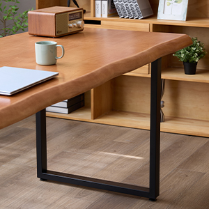 Solid wood office desk