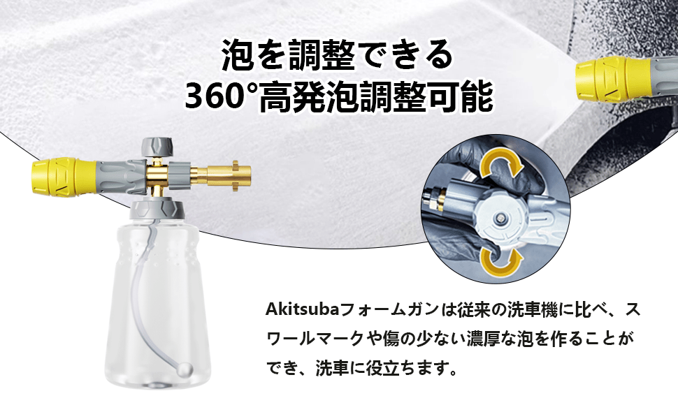 Amazon | 【2024新登場】Akitsuba フォームガン フォームがん