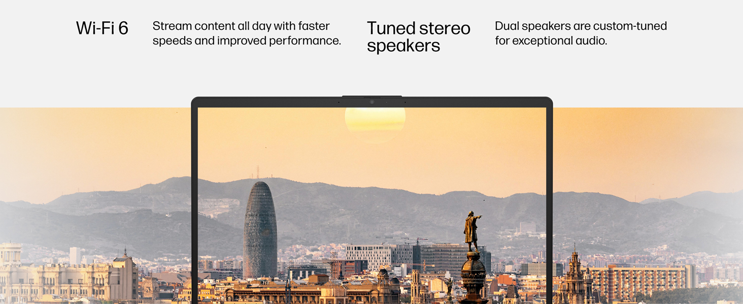 stream wi fi 6 wireless dual speakers tuned stereo audio clear quality sound