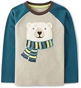 Gymboree Boys and Toddler Embroidered Graphic Long Sleeve T-Shirts