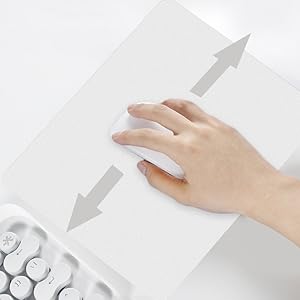 white mouse pad