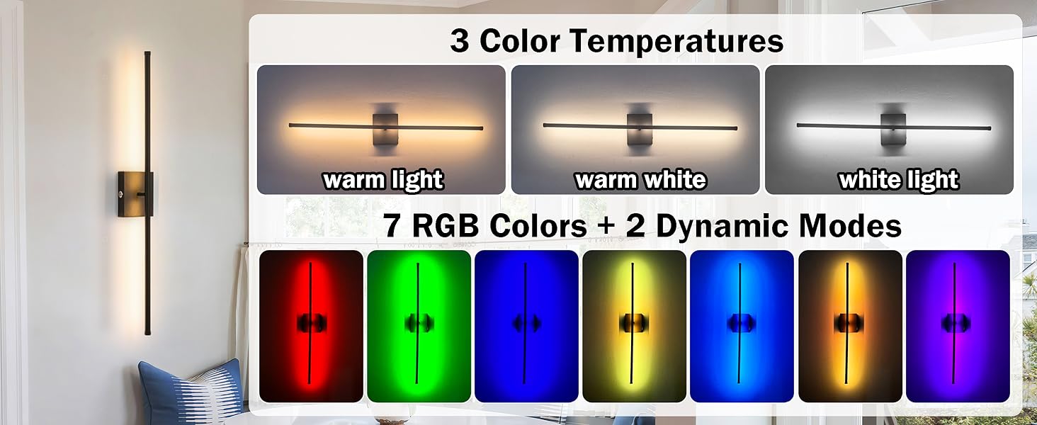 Battery wall sconce