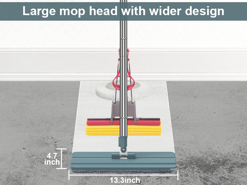 8 Reusable Microfiber Mop Pads