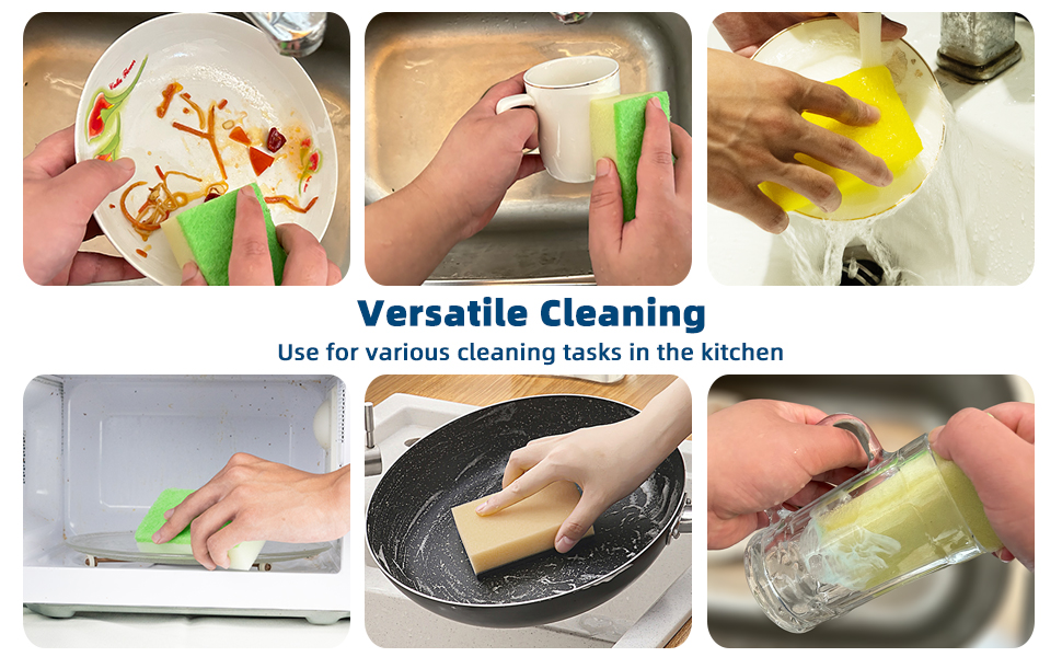 Versatile Cleaning sponges