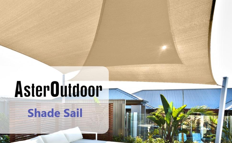 Sun Shade Sail UV Block for Patio Yard Lawn Garden Outdoor Activities