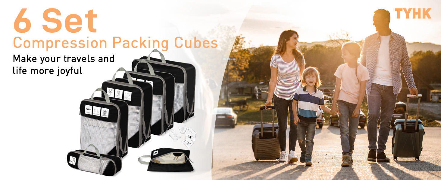 packing cubes travel organizer