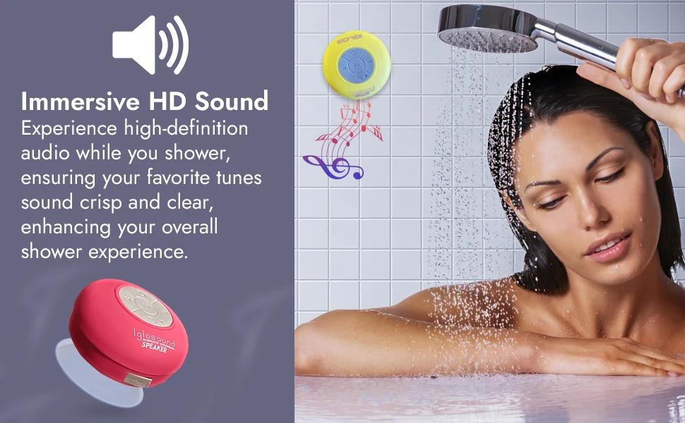 IGLO3 Bluetooth Shower Speaker Waterproof Speaker for
