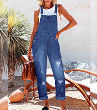 B0BGNVMJHV Denim Bib Overalls