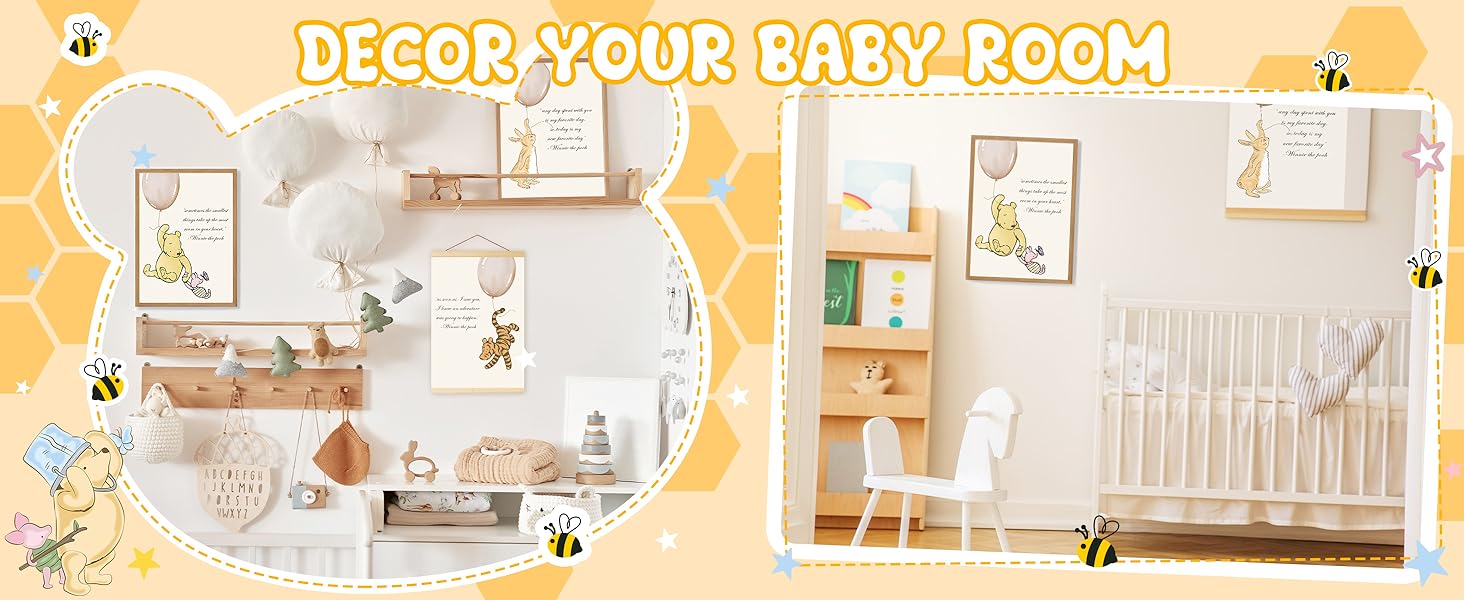 Winnie Nursery Decor Posters